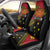 Papua new Guinea Goroka Show Car Seat Cover Bird-of-paradise and Melanesian Tattoo Pattern