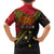 Papua new Guinea Goroka Show Family Matching Summer Maxi Dress and Hawaiian Shirt Bird-of-paradise and Melanesian Tattoo Pattern