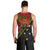 Papua new Guinea Goroka Show Men Tank Top Bird-of-paradise and Melanesian Tattoo Pattern