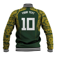 Australia Rugby Custom Baseball Jacket Aboriginal Art Sporty Style LT03 - Polynesian Pride