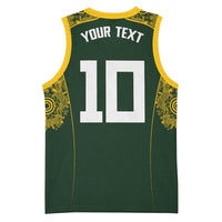 Australia Rugby Custom Basketball Jersey Aboriginal Art Sporty Style LT03 - Polynesian Pride