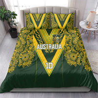 Australia Rugby Custom Bedding Set Aboriginal Art Sporty Style LT03 - Polynesian Pride