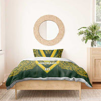 Australia Rugby Custom Bedding Set Aboriginal Art Sporty Style LT03 - Polynesian Pride