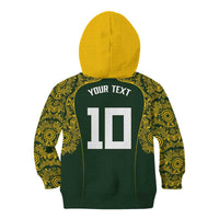Australia Rugby Custom Kid Hoodie Aboriginal Art Sporty Style LT03 - Polynesian Pride