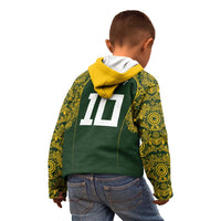 Australia Rugby Custom Kid Hoodie Aboriginal Art Sporty Style LT03 - Polynesian Pride