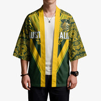 Australia Rugby Custom Kimono Aboriginal Art Sporty Style LT03 - Polynesian Pride