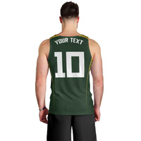 Australia Rugby Custom Men Tank Top Aboriginal Art Sporty Style LT03 - Polynesian Pride