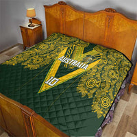 Australia Rugby Custom Quilt Aboriginal Art Sporty Style LT03 - Polynesian Pride