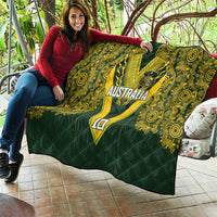 Australia Rugby Custom Quilt Aboriginal Art Sporty Style LT03 - Polynesian Pride