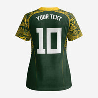 Australia Rugby Custom Scrub Top Aboriginal Art Sporty Style LT03 - Polynesian Pride
