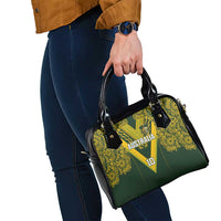Australia Rugby Custom Shoulder Handbag Aboriginal Art Sporty Style LT03 - Polynesian Pride