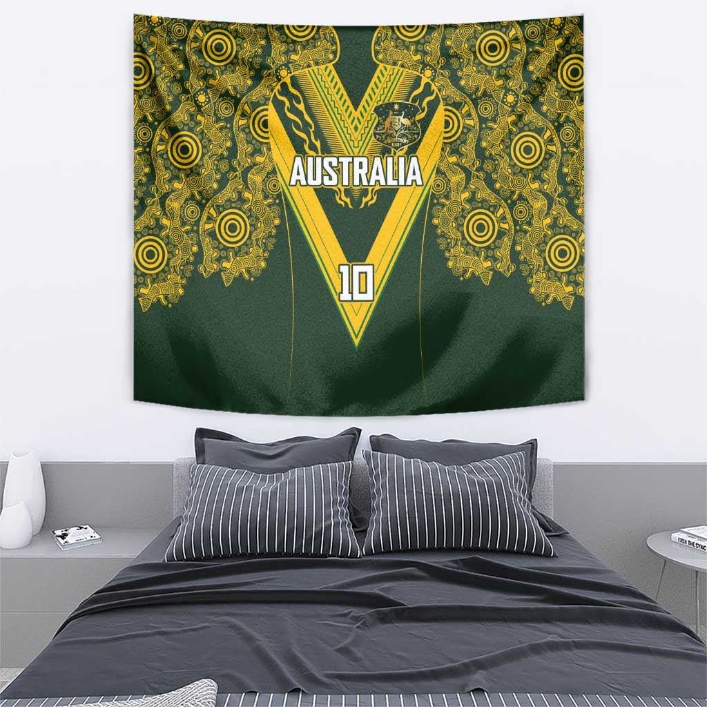Australia Rugby Custom Tapestry Aboriginal Art Sporty Style LT03 - Polynesian Pride