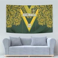 Australia Rugby Custom Tapestry Aboriginal Art Sporty Style LT03 - Polynesian Pride