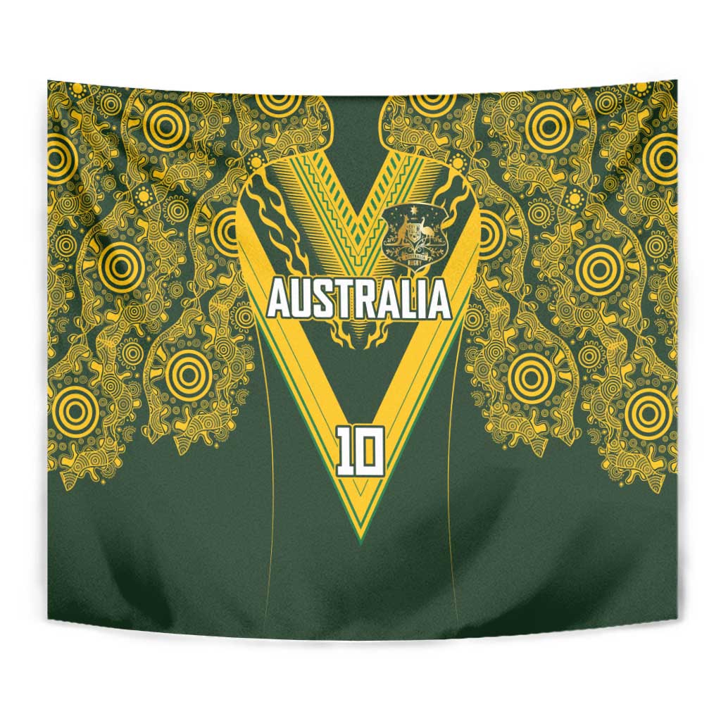 Australia Rugby Custom Tapestry Aboriginal Art Sporty Style LT03 - Polynesian Pride