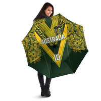 Australia Rugby Custom Umbrella Aboriginal Art Sporty Style LT03 - Polynesian Pride