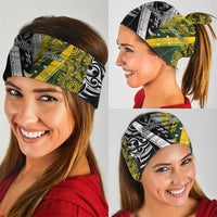 Aotearoa Australia Rugby Neck Gaiter Maori and Aboriginal Art Sporty Style LT03 - Polynesian Pride