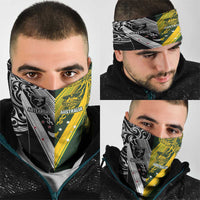 Aotearoa Australia Rugby Neck Gaiter Maori and Aboriginal Art Sporty Style LT03 - Polynesian Pride