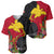 Papua New Guinea Baseball Jersey Birds Of Paradise Mix Tropical Flower Polynesian Pattern LT03 - Polynesian Pride