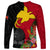 Papua New Guinea Long Sleeve Shirt Birds Of Paradise Mix Tropical Flower Polynesian Pattern LT03 - Polynesian Pride