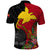 Custom Papua New Guinea Polo Shirt Birds Of Paradise Mix Tropical Flower Polynesian Pattern LT03 - Polynesian Pride