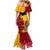 Custom Papua New Guinea Mermaid Dress Birds Of Paradise Mix Tropical Flower Polynesian Pattern LT03 - Polynesian Pride