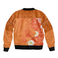 International Day for the Elimination of Violence Against Women Bomber Jacket Polynesian Pattern LT03 - Polynesian Pride