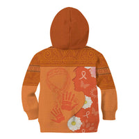 International Day for the Elimination of Violence Against Women Kid Hoodie Polynesian Pattern LT03 - Polynesian Pride