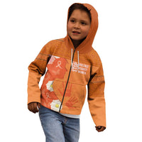 International Day for the Elimination of Violence Against Women Kid Hoodie Polynesian Pattern LT03 - Polynesian Pride