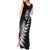 New Zealand World Cup 2023 Tank Maxi Dress Aotearoa Champion Rugby with Silver Fern Maori Ethnic Pattern LT03 - Polynesian Pride