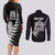 Custom New Zealand World Cup 2023 Couples Matching Long Sleeve Bodycon Dress and Long Sleeve Button Shirt Aotearoa Champion Rugby with Silver Fern Maori Ethnic Pattern LT03 - Polynesian Pride