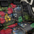 New Zealand Tui Back Car Seat Cover Guardians of the Hei Tiki - Maori Art and Plants