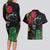 New Zealand Tui Couples Matching Long Sleeve Bodycon Dress and Hawaiian Shirt Guardians of the Hei Tiki - Maori Art and Plants