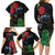 New Zealand Tui Family Matching Long Sleeve Bodycon Dress and Hawaiian Shirt Guardians of the Hei Tiki - Maori Art and Plants