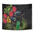 New Zealand Tui Tapestry Guardians of the Hei Tiki - Maori Art and Plants