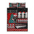 New Zealand Christmas Quilt Bed Set Maori Christmas Spirit - Meri Kirihimete