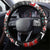 New Zealand Christmas Steering Wheel Cover Maori Christmas Spirit - Meri Kirihimete