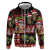 Hawaiian Christmas Hoodie - Mele Kalikimaka Island Holiday Vibes - Black Red