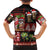 Hawaiian Christmas Kid Hawaiian Shirt - Mele Kalikimaka Island Holiday Vibes - Black Red