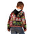 Hawaiian Christmas Kid Hoodie - Mele Kalikimaka Island Holiday Vibes - Black Red