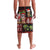 Hawaiian Christmas Lavalava - Mele Kalikimaka Island Holiday Vibes - Black Red