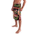 Hawaiian Christmas Lavalava - Mele Kalikimaka Island Holiday Vibes - Black Red