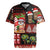 Hawaiian Christmas Rugby Jersey - Mele Kalikimaka Island Holiday Vibes - Black Red