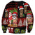 Hawaiian Christmas Sweatshirt - Mele Kalikimaka Island Holiday Vibes - Black Red