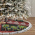 Hawaiian Christmas Tree Skirt - Mele Kalikimaka Island Holiday Vibes - Black Red