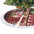 Hawaiian Christmas Tree Skirt - Mele Kalikimaka Island Holiday Vibes - Black Red