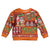 Hawaiian Christmas Kid Ugly Christmas Sweater - Mele Kalikimaka Island Holiday Vibes - Red Orange