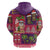 Hawaiian Christmas Hoodie - Mele Kalikimaka Island Holiday Vibes - Pink Purple