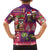 Hawaiian Christmas Kid Hawaiian Shirt - Mele Kalikimaka Island Holiday Vibes - Pink Purple