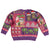 Hawaiian Christmas Kid Ugly Christmas Sweater - Mele Kalikimaka Island Holiday Vibes - Pink Purple