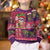 Hawaiian Christmas Kid Ugly Christmas Sweater - Mele Kalikimaka Island Holiday Vibes - Pink Purple